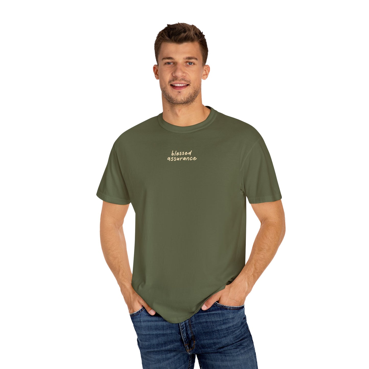 "Blessed Assurance" Hemp Premium Shirt