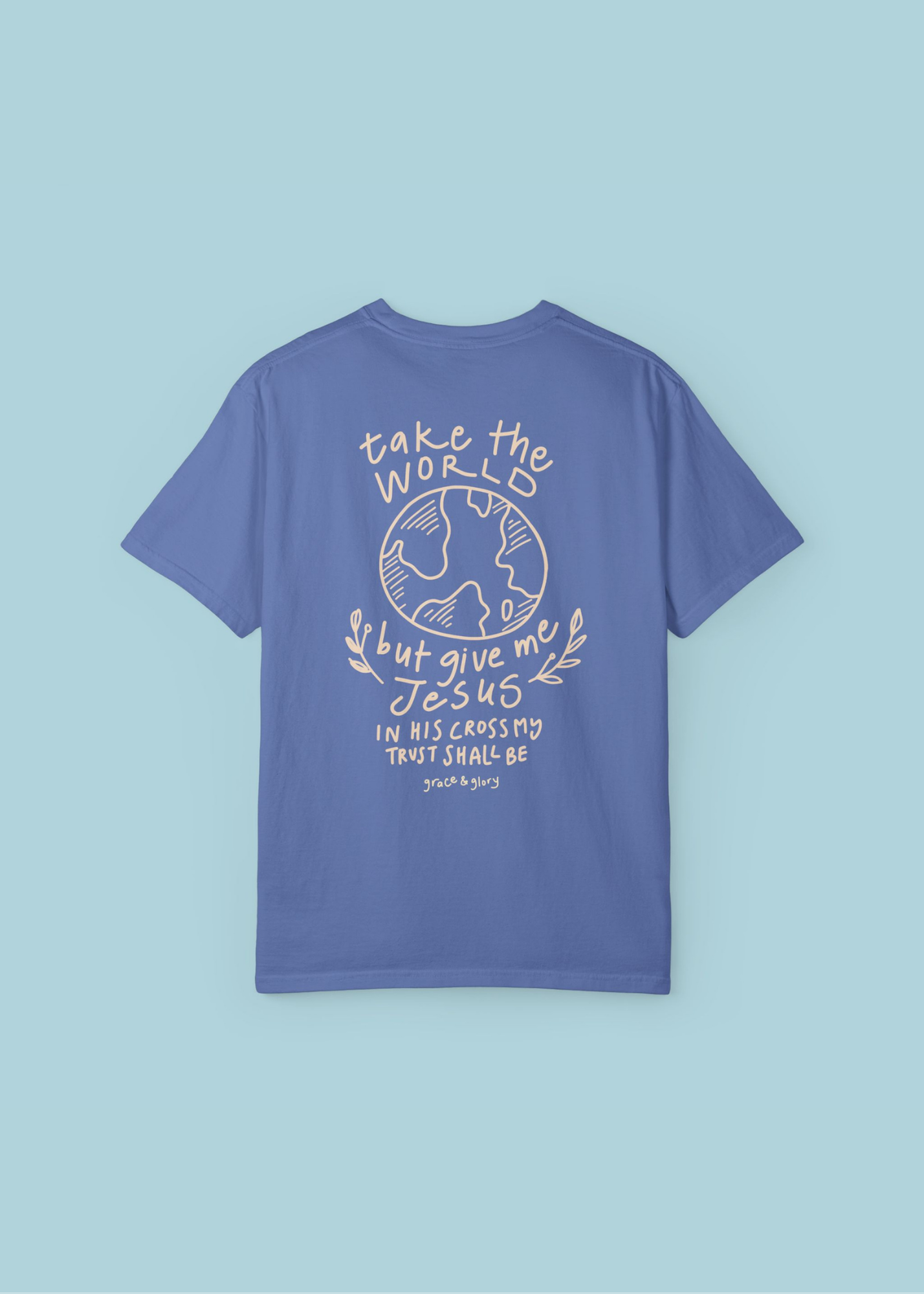 "Give Me Jesus" Mystic Blue Premium Shirt
