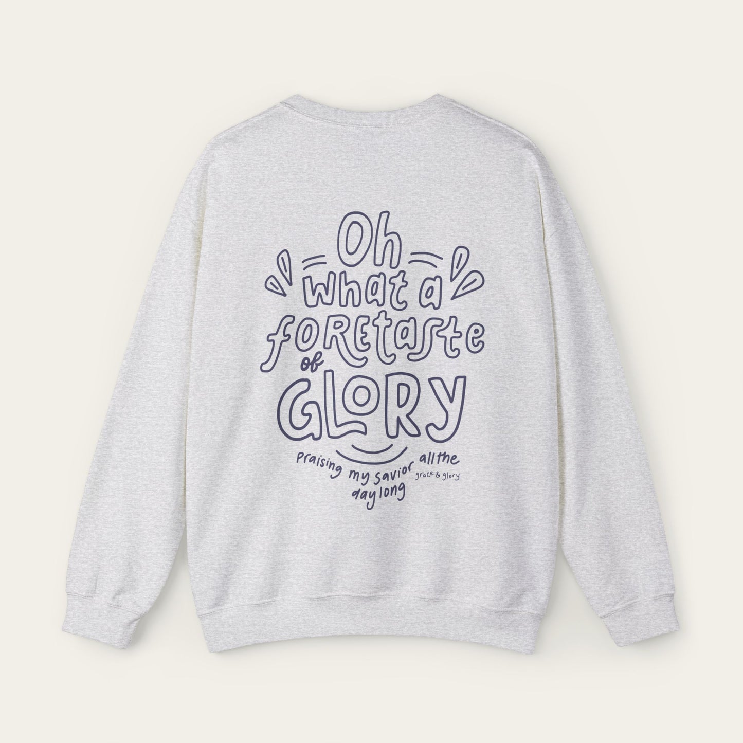 "Blessed Assurance" Light Blue Unisex Crewneck