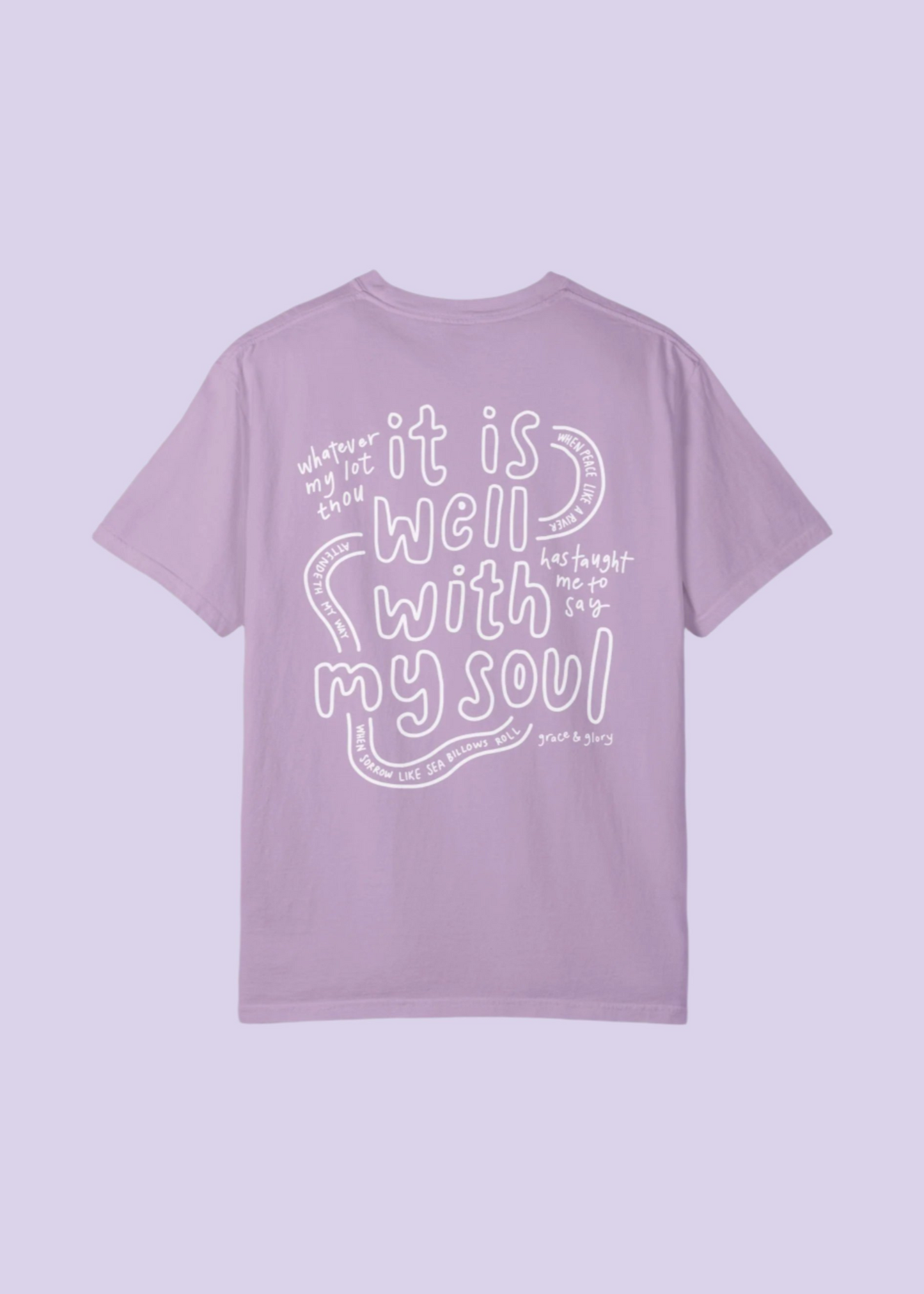 "O Praise the Lord" Premium Orchid T-Shirt