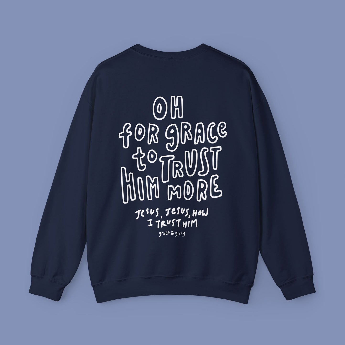 "Tis So Sweet" Navy Crewneck