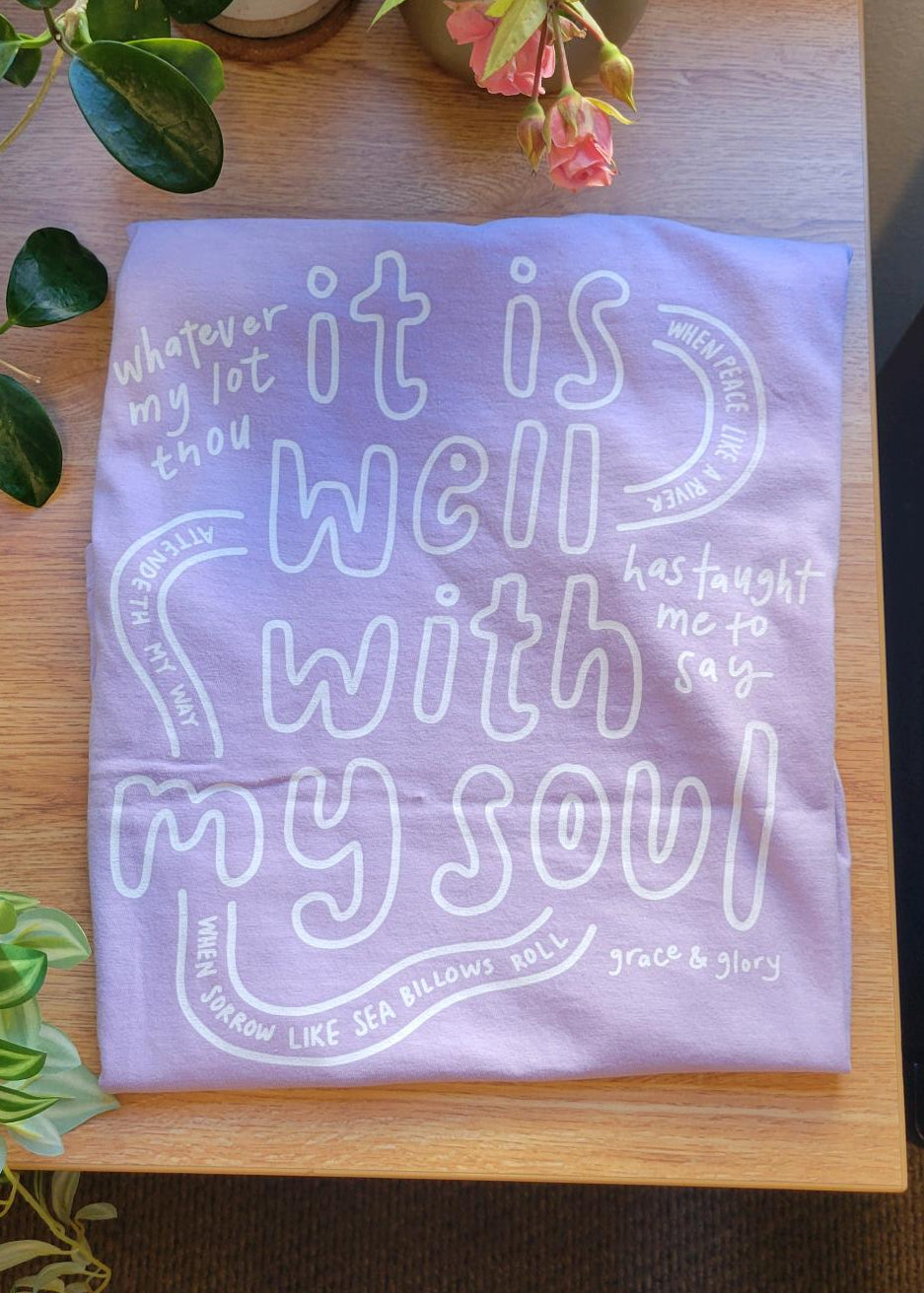 "O Praise the Lord" Premium Orchid T-Shirt