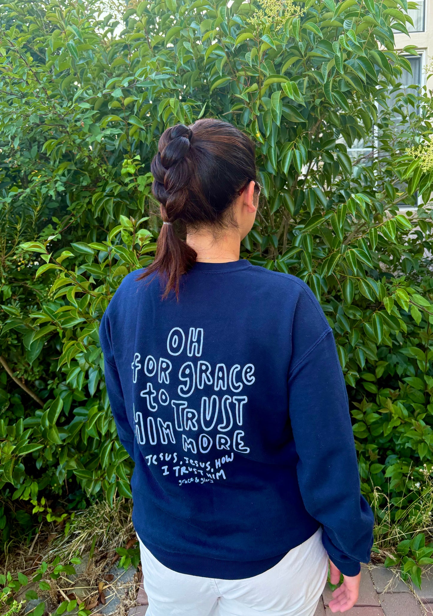 "Tis So Sweet" Navy Crewneck