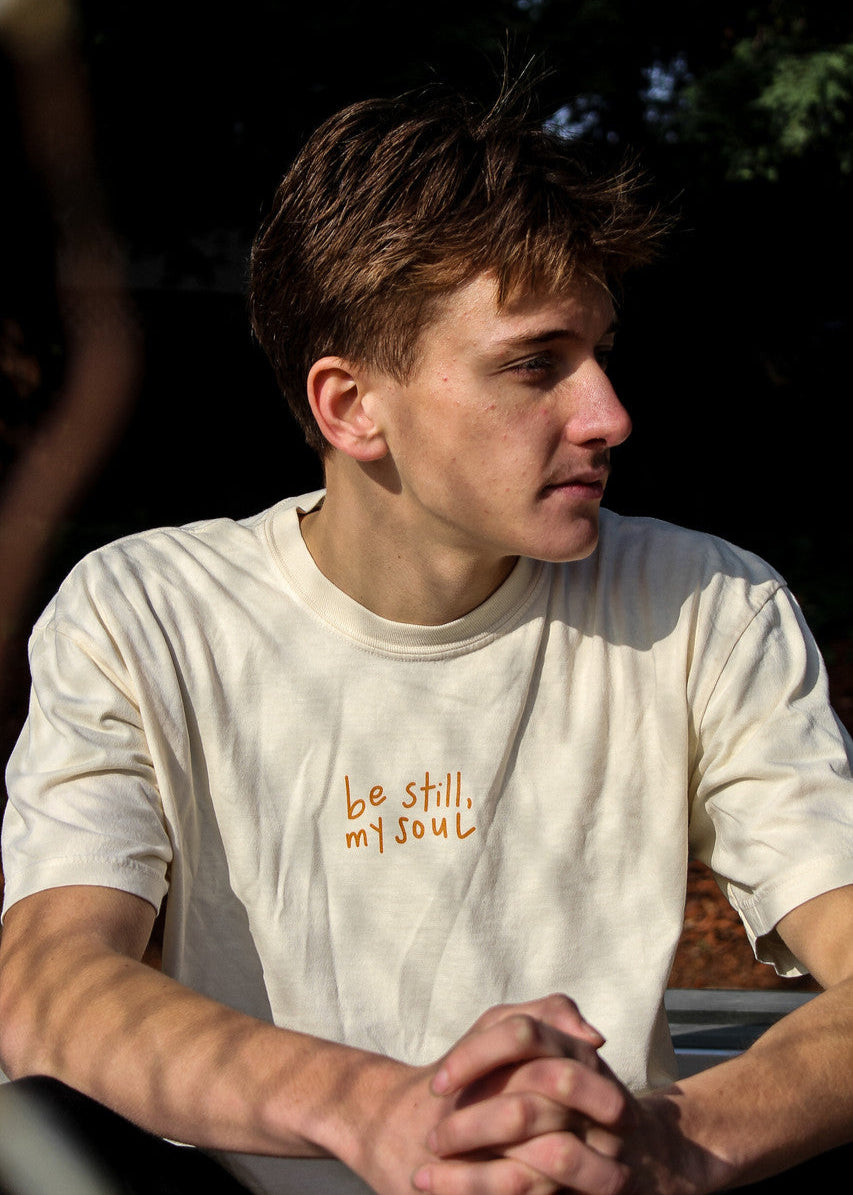 "Be Still, My Soul" Ivory Premium Tee