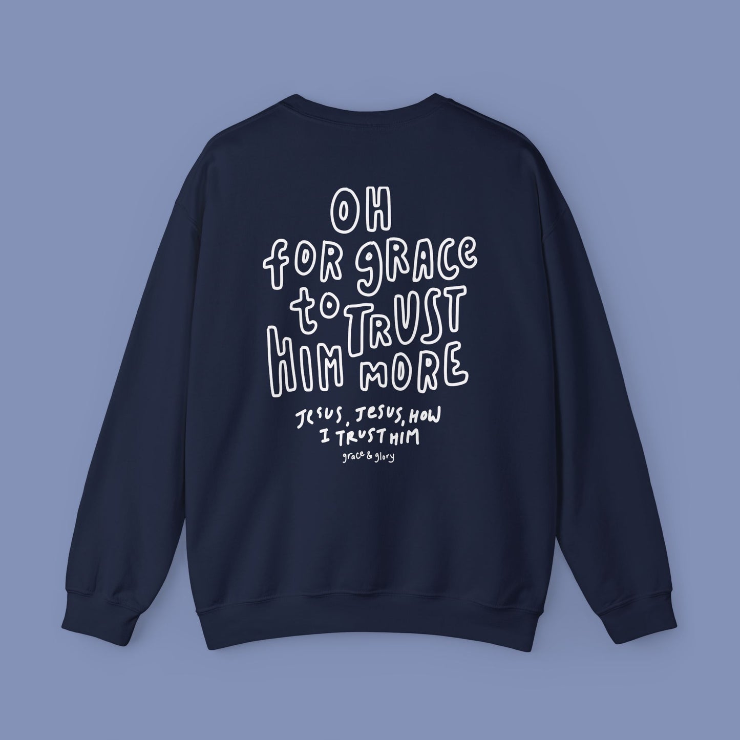 "Tis So Sweet" Navy Crewneck