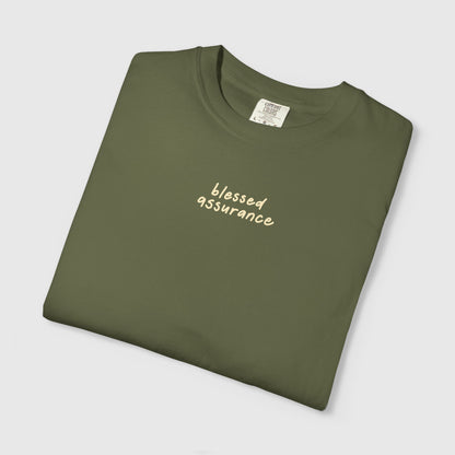 "Blessed Assurance" Hemp Premium Shirt