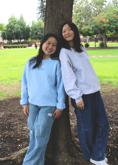 "Blessed Assurance" Light Blue Unisex Crewneck
