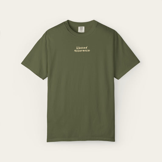 "Blessed Assurance" Hemp Premium Shirt