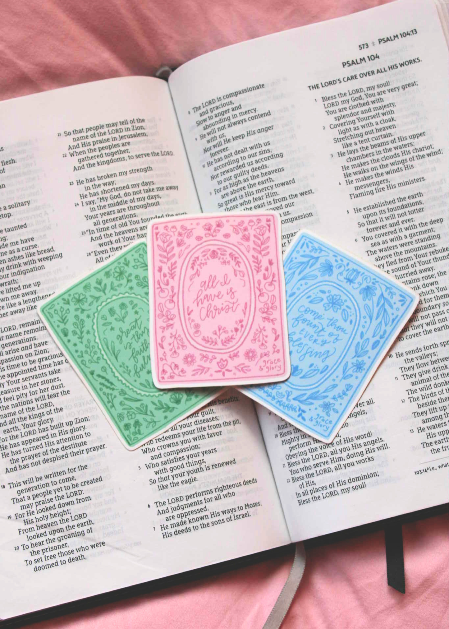 Hymn Sticker Bundle (6 Stickers) ✨