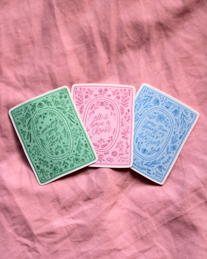 Hymn Sticker Bundle (6 Stickers) ✨