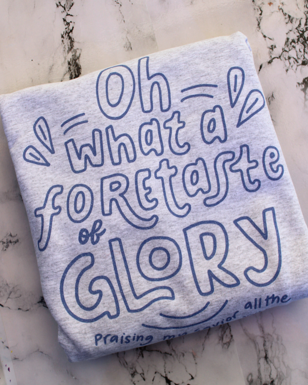 "Blessed Assurance" Light Blue Unisex Crewneck