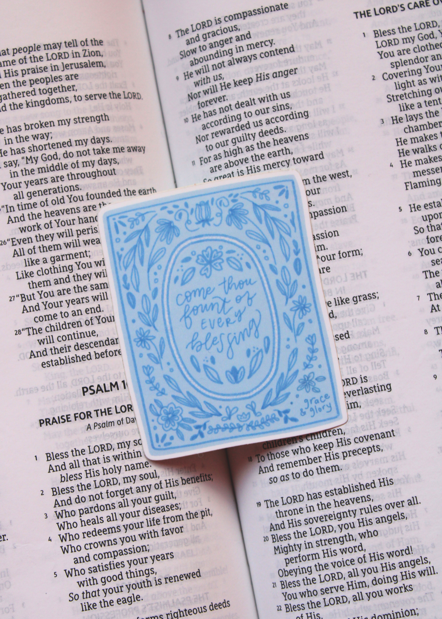 Hymn Sticker Bundle (6 Stickers) ✨