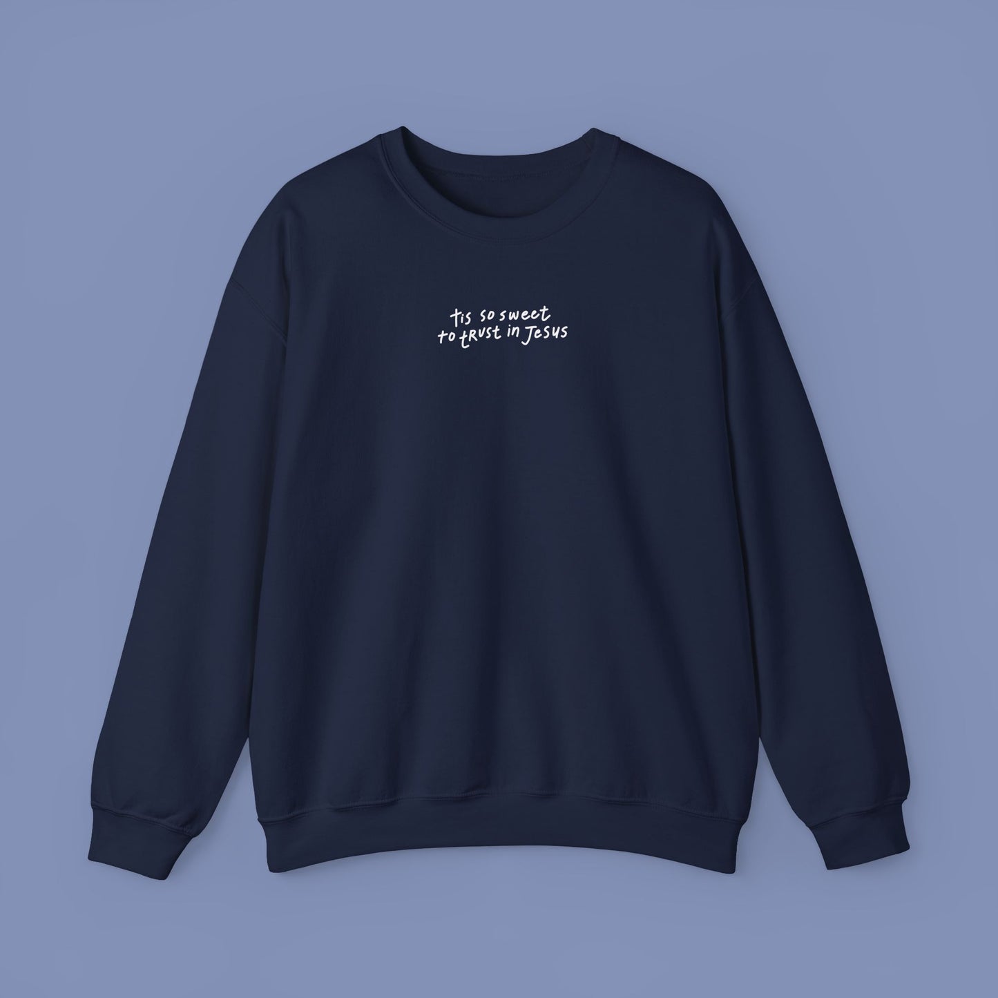 "Tis So Sweet" Navy Crewneck