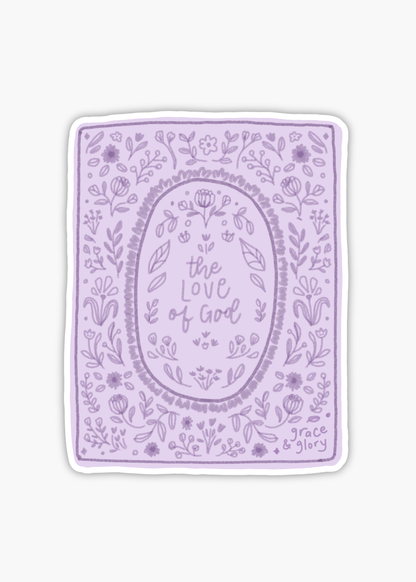 "The Love of God" Premium Hymn Sticker