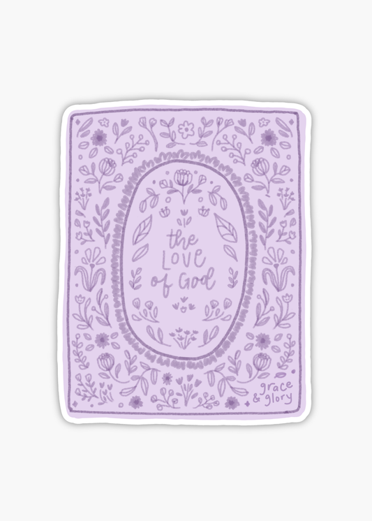 "The Love of God" Premium Hymn Sticker