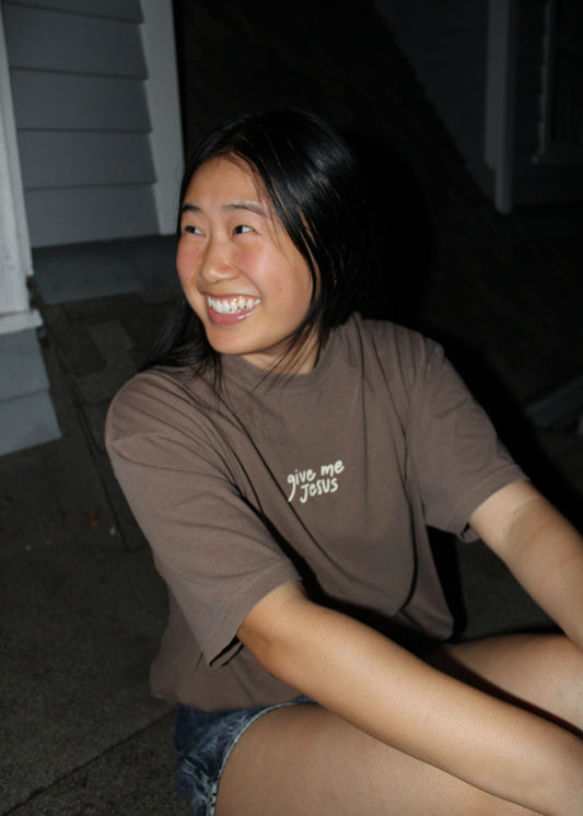 "Give Me Jesus" Espresso Premium Shirt