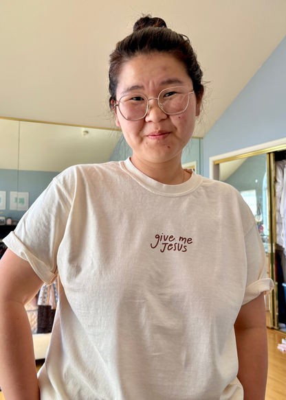 "Give Me Jesus" Ivory Premium Shirt