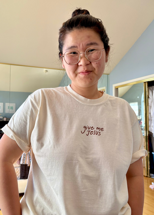 "Give Me Jesus" Ivory Premium Shirt