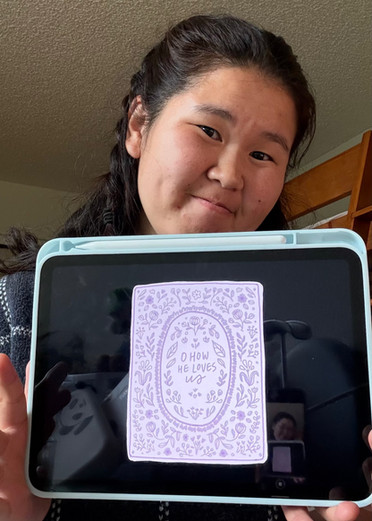 "The Love of God" Premium Hymn Sticker