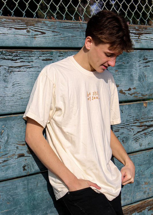 "Be Still, My Soul" Ivory Premium Tee